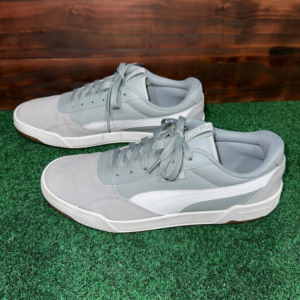 Puma C-Skate Mix Sneakers Men's Size 10.5 Gray And White